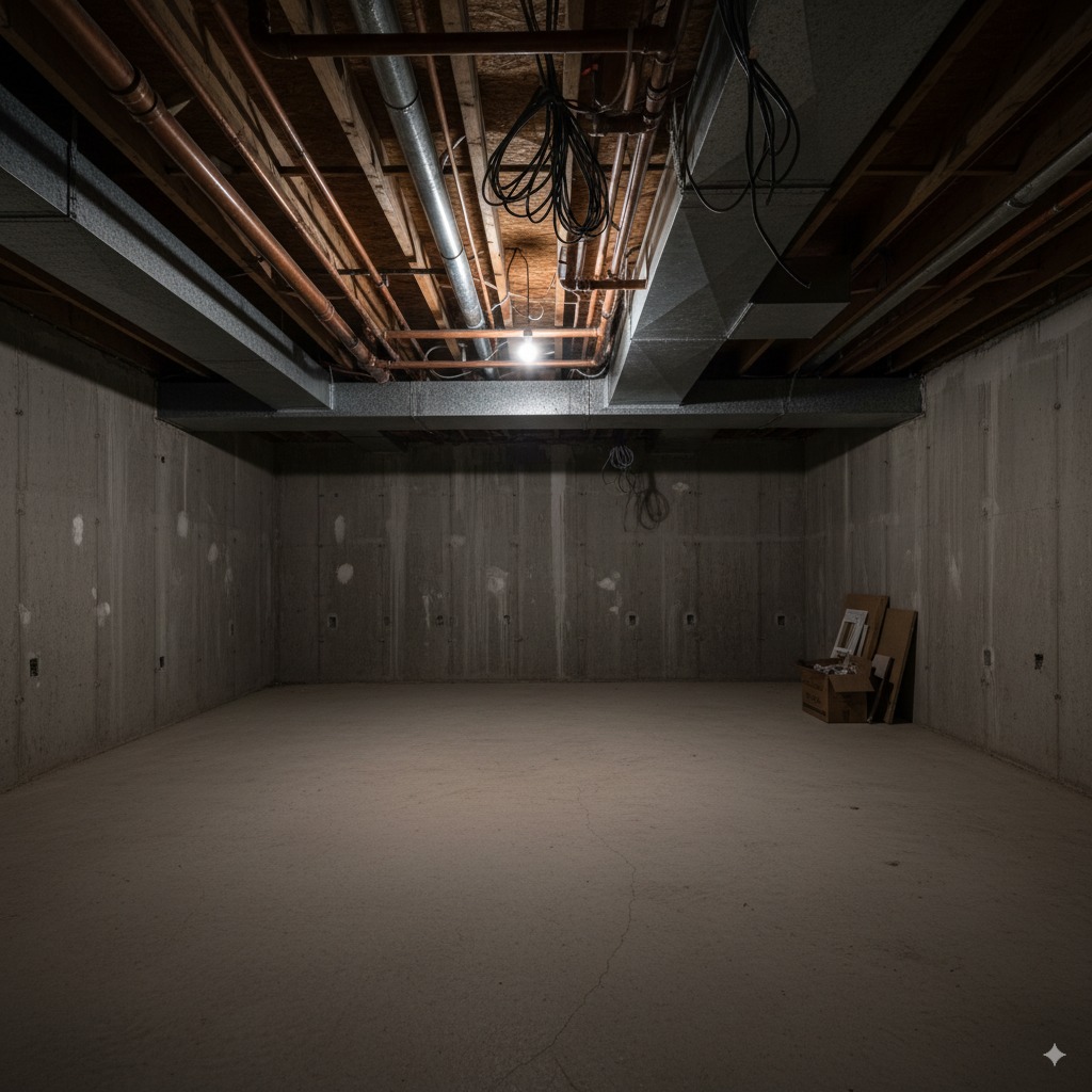 Before - Open Concept Family Area