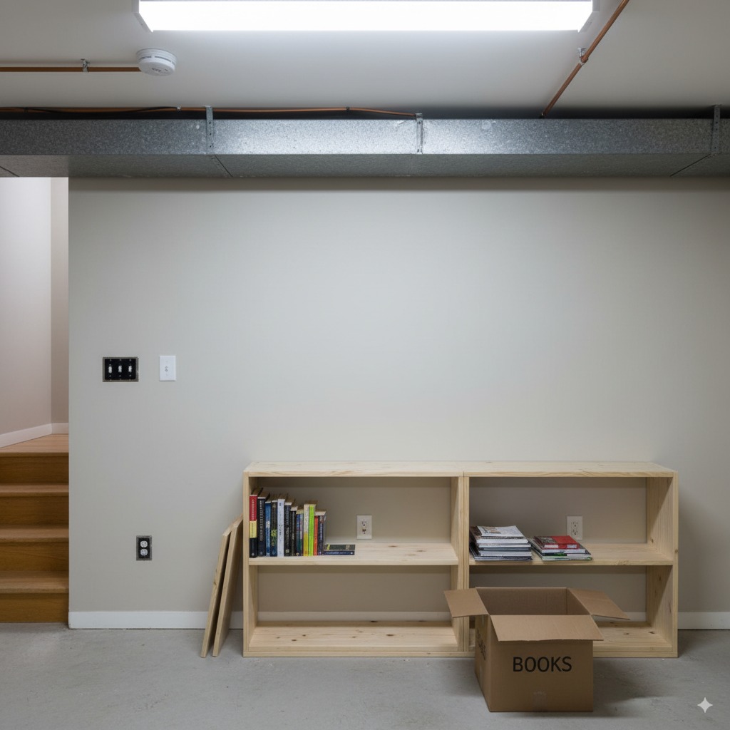 Before - Hidden Bookshelf Speakeasy